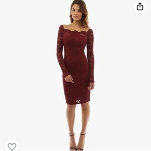 NWT Patty Boutik Women’s Off Shoulder Floral Lace Dress